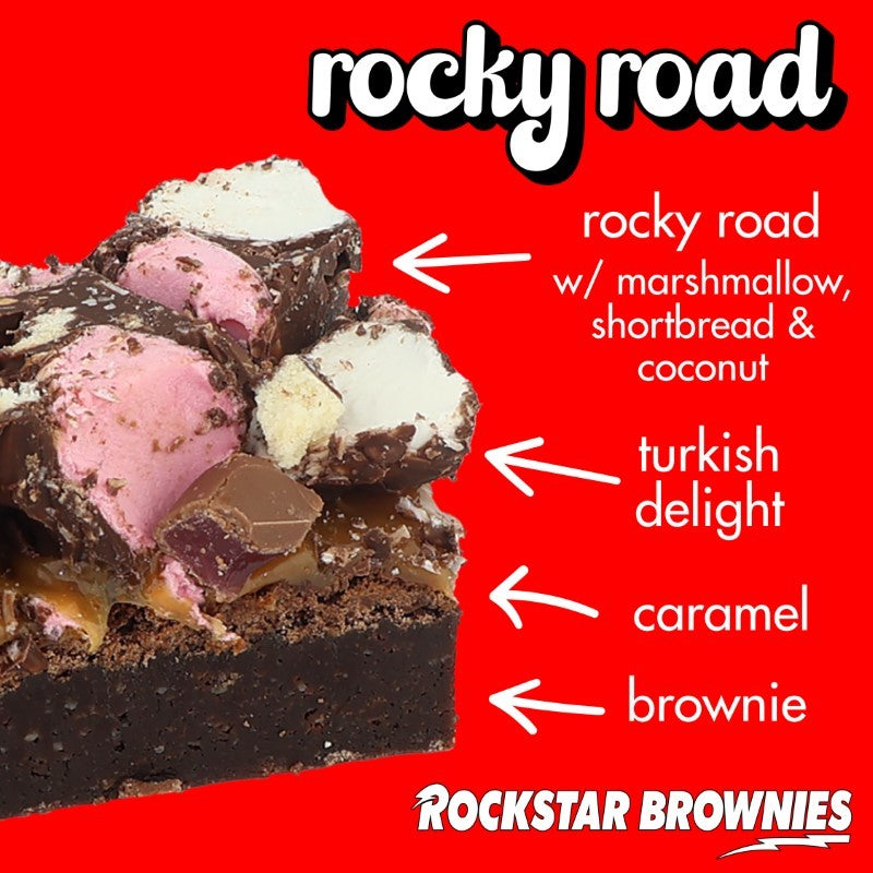Box of 4 brownies – Rockstar Brownies